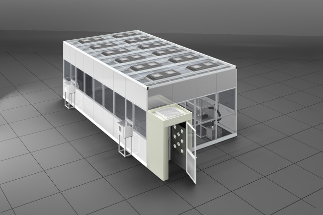 コトヒラ工業クリーンブース扉forRenderパネル下3枚変更